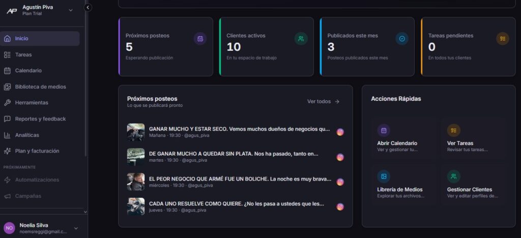 PORTFOLIO. organización y programación de contenido.